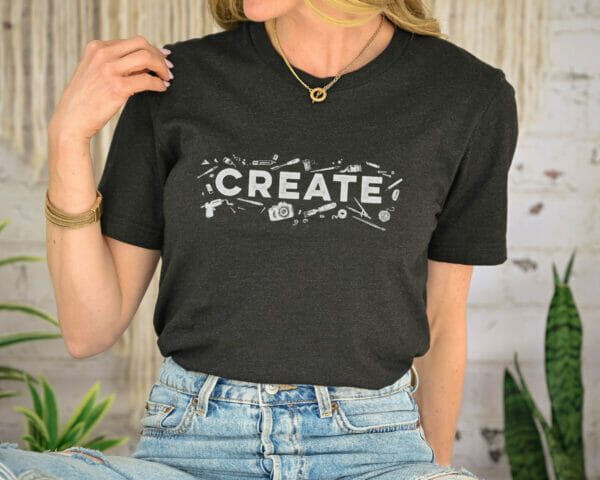 Create! - Unisex T-Shirt - Image 2