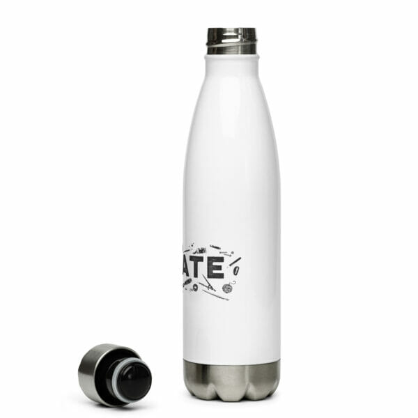 Create! - White Stainless Steel Water Bottle - Image 2