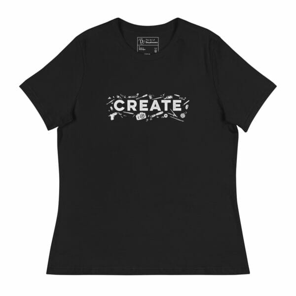 Create! - Women's Relaxed T-Shirt - Image 2