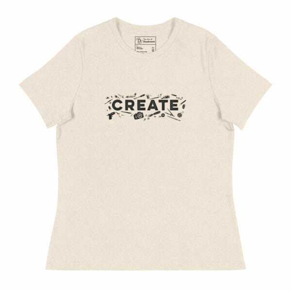 Create! - Women's Relaxed T-Shirt - Image 2