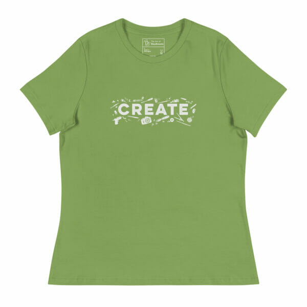 Create! - Women's Relaxed T-Shirt - Image 4