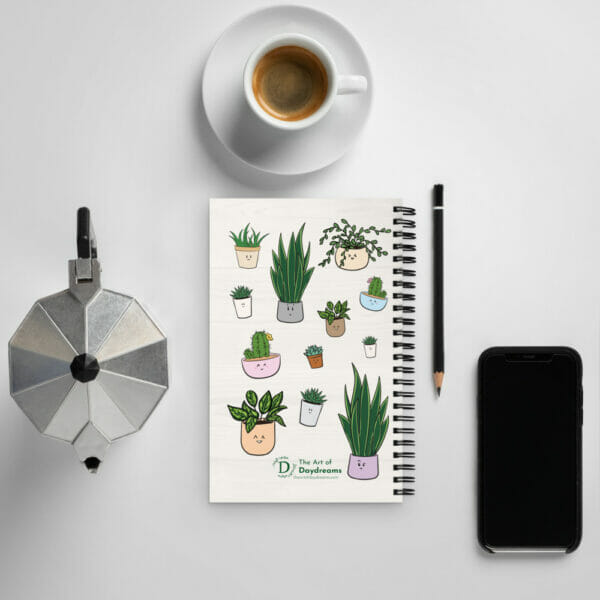 Easily Distracted By Plants - Spiral Notebook - Image 2