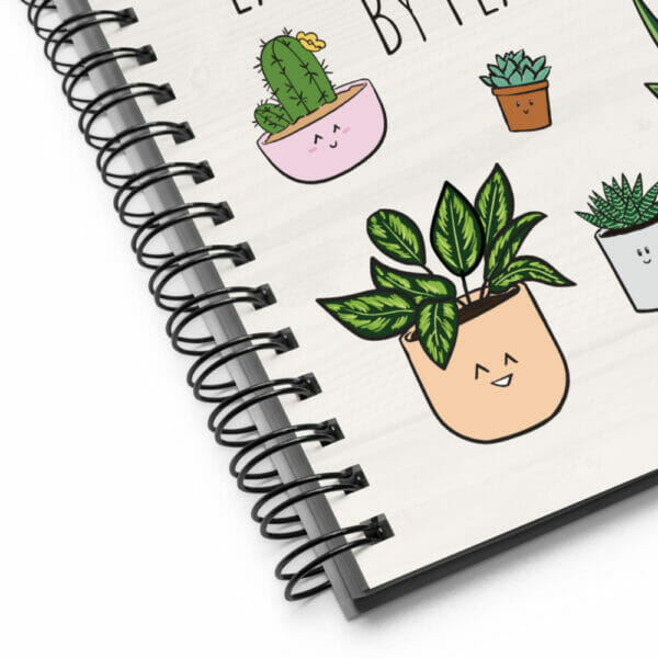 Easily Distracted By Plants - Spiral Notebook - Image 3