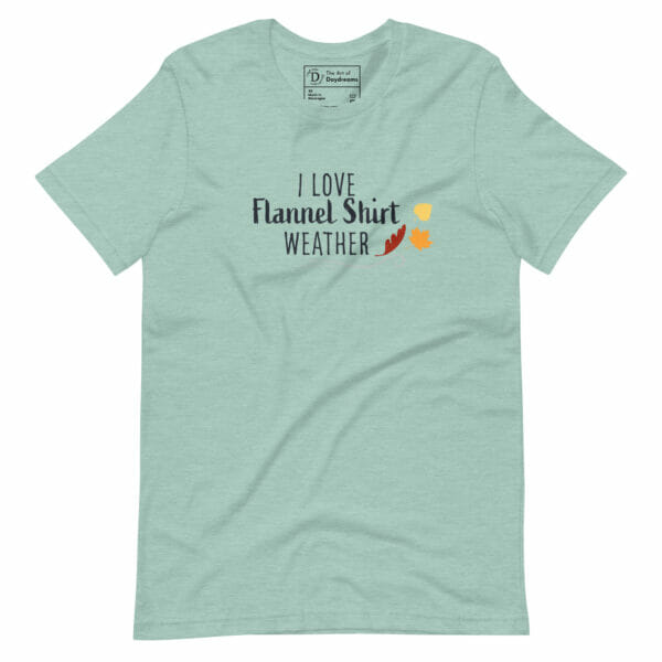 I Love Flannel Shirt Weather - Unisex T-Shirt - Image 3
