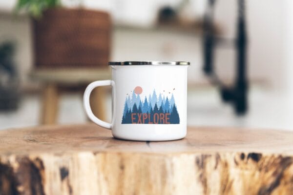 Explore - Enamel Mug - Image 6