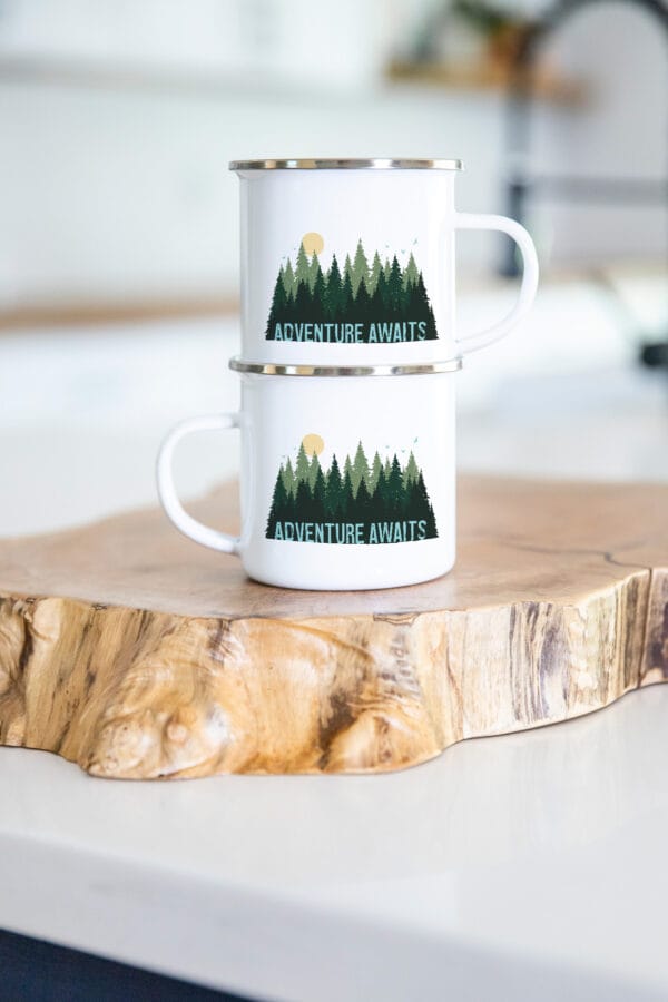 Adventure Awaits - Enamel Mug - Image 6