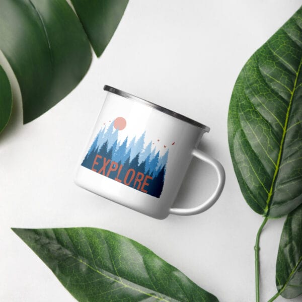 Explore - Enamel Mug - Image 4