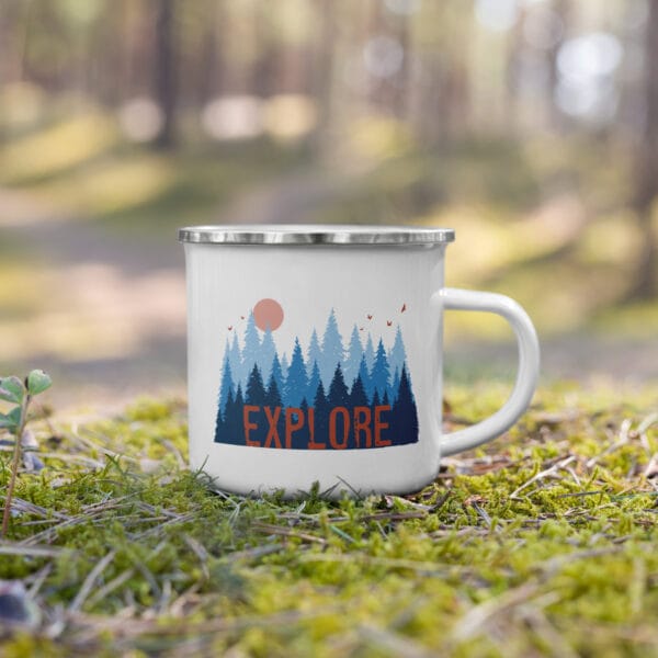 Explore - Enamel Mug - Image 5