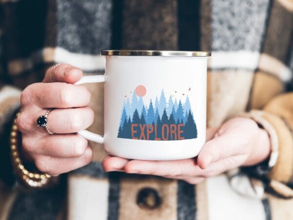 Explore - Enamel Mug
