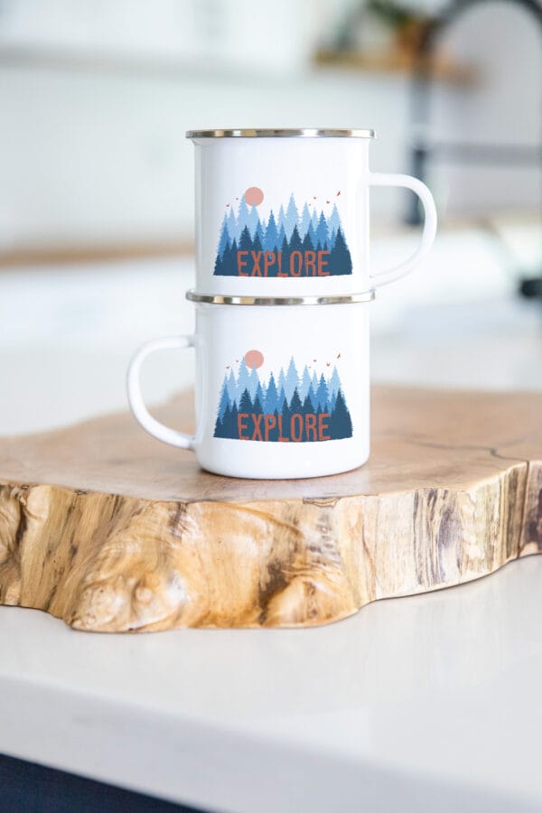 Explore - Enamel Mug - Image 3