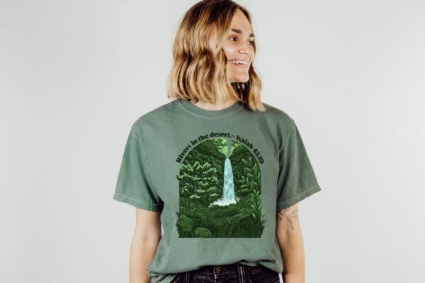 Rivers in the Desert (Isaiah 43:19) - Unisex Comfort Colors T-Shirt