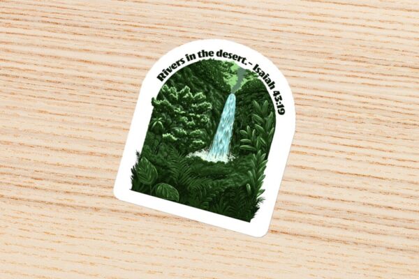 Rivers in the Desert (Isaiah 43:19) - Magnet